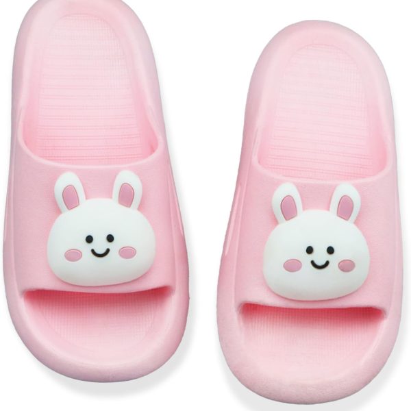 Toddler Little Kids Slides Sandals Unicorn Dinosaur Bunny Beach Pool Shower Slides Anti-Skid Home Bath Slippers Cute Summer Outdoor Shoes for Girls and Boys
