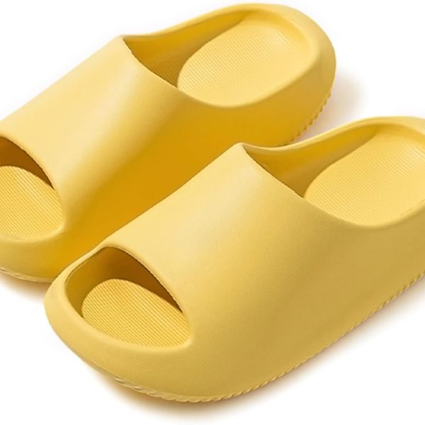 Kids Cloud Slides Boys Girls Non Slip Shower Shoes Comfy Pillow Slide Sandals Soft Thicken Sole Summer House Slippers Lightweight for Bathroom Beach Pool