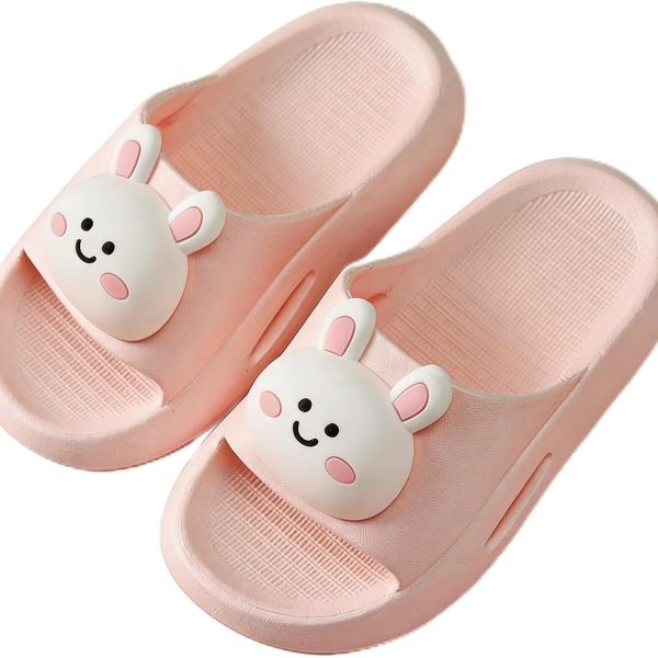 Toddler Slides Slipper Boys & Girls Slide Sandals for Kids Flip Flops Comfy Shower Slippers Quick Drying Pool Beach Garden Shoes