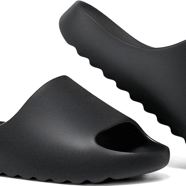 Kids Cloud Slides Boys Girls Pillow Slippers – Slip-On Slide Sandals, Summer Beach Pool Shoes, Indoor and Outdoor