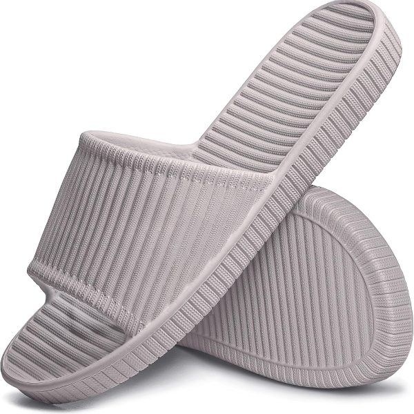 Shower Shoes, Women & Men’s Shower Slippers, Slides Sandals Pool Slides House Slippers Non-Slip Indoor Bathroom Shoes Beach Sandals